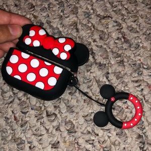 💜3/$15 AirPods Pro Rubber Minnie Mouse Case